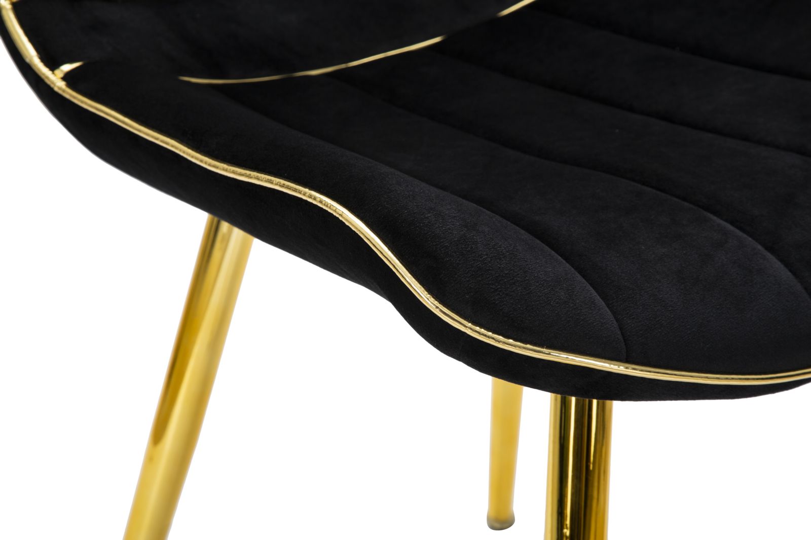 Stoel Paris Nera/gold Set 2 Pcs 51×59×79 cm