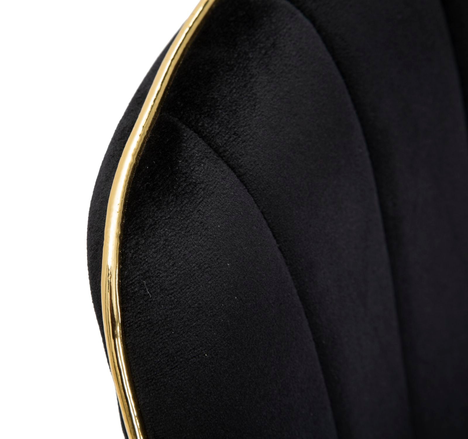 Stoel Paris Nera/gold Set 2 Pcs 51×59×79 cm