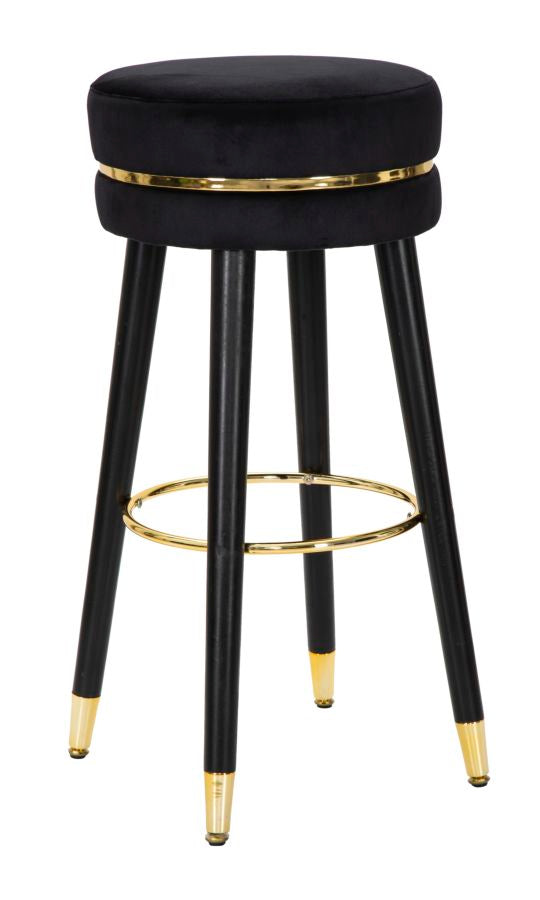 Barkruk Paris Nero/gold Ø 35×74 cm