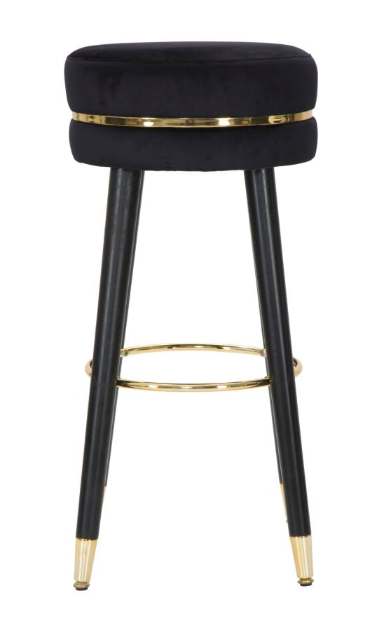 Barkruk Paris Nero/gold Ø 35×74 cm