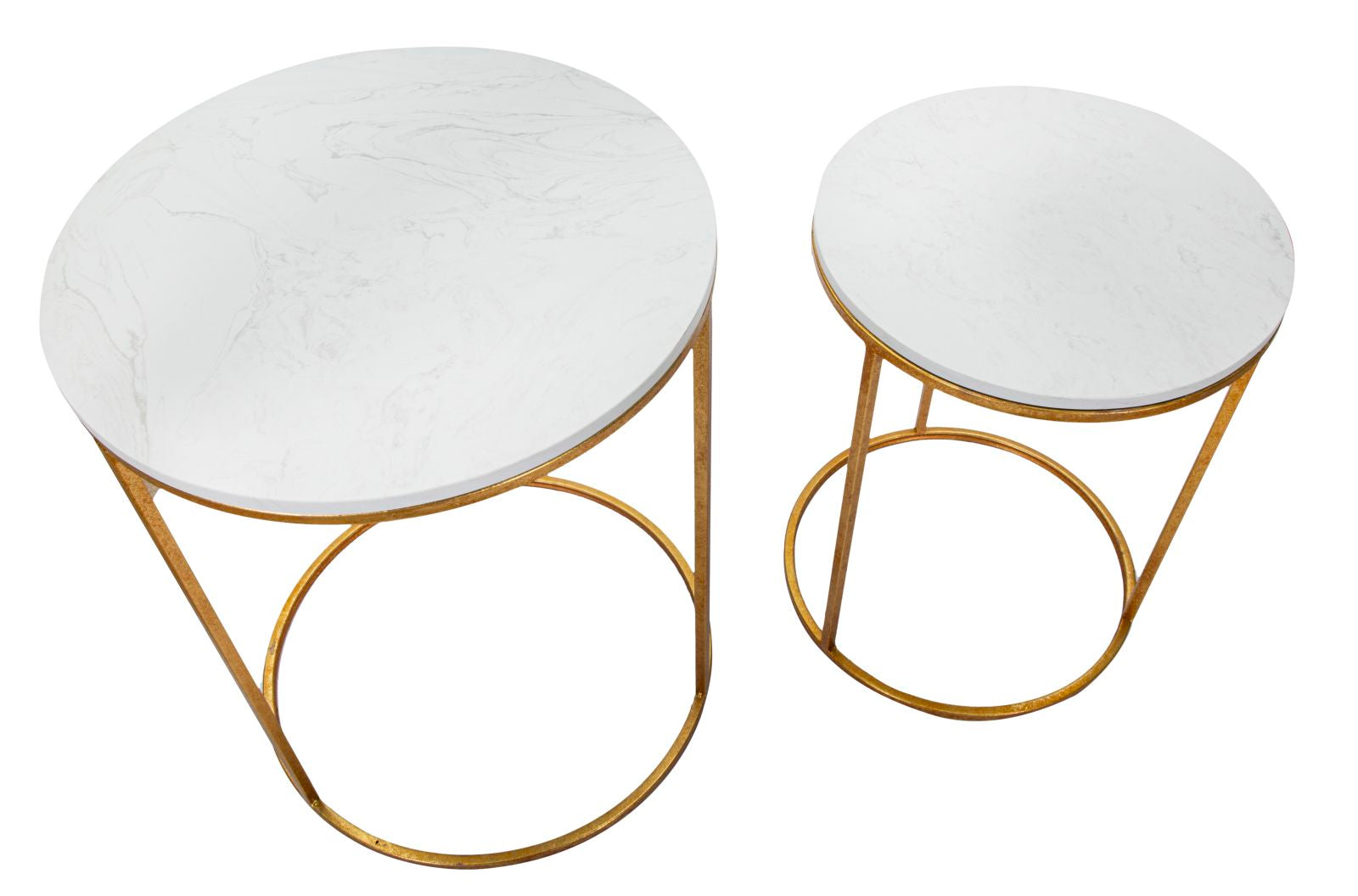 Tafel Simply Marble Couple Ø 52x63-42x53