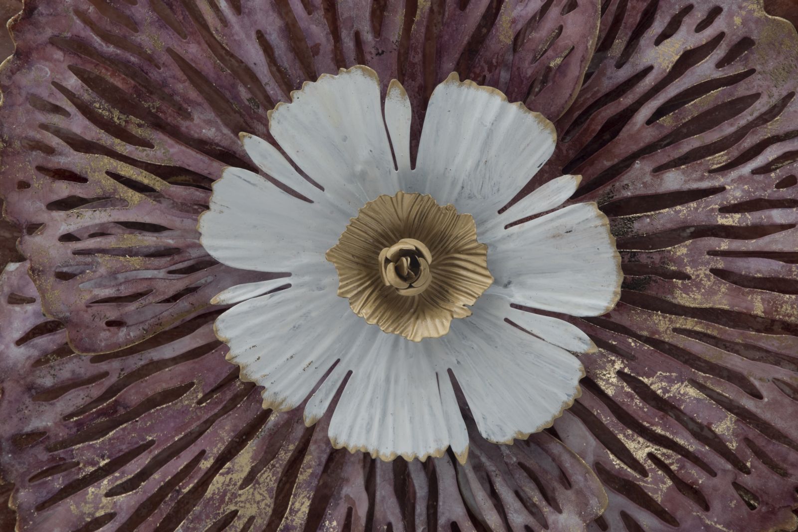 Wanddecoratie Bunga 73,5×11×72 cm