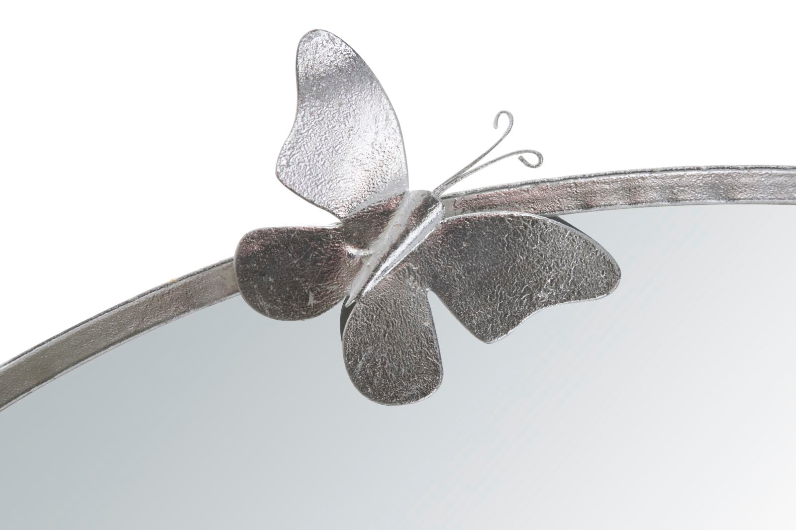 Spiegel Butterfly Round Silver Ø 91×3×94 cm