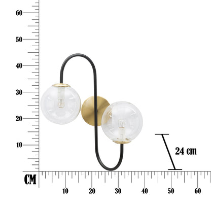Wandlamp Black 36×24×45 cm