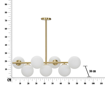 Plafondlamp Glamy 7 Luci 81×30×74 cm