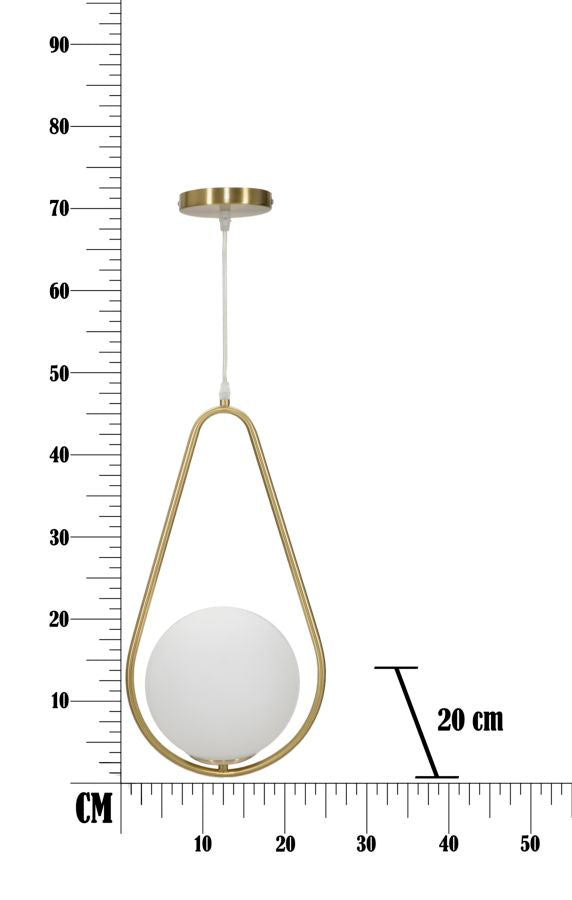 Plafondlamp Glamy Drop 24×20×46 cm