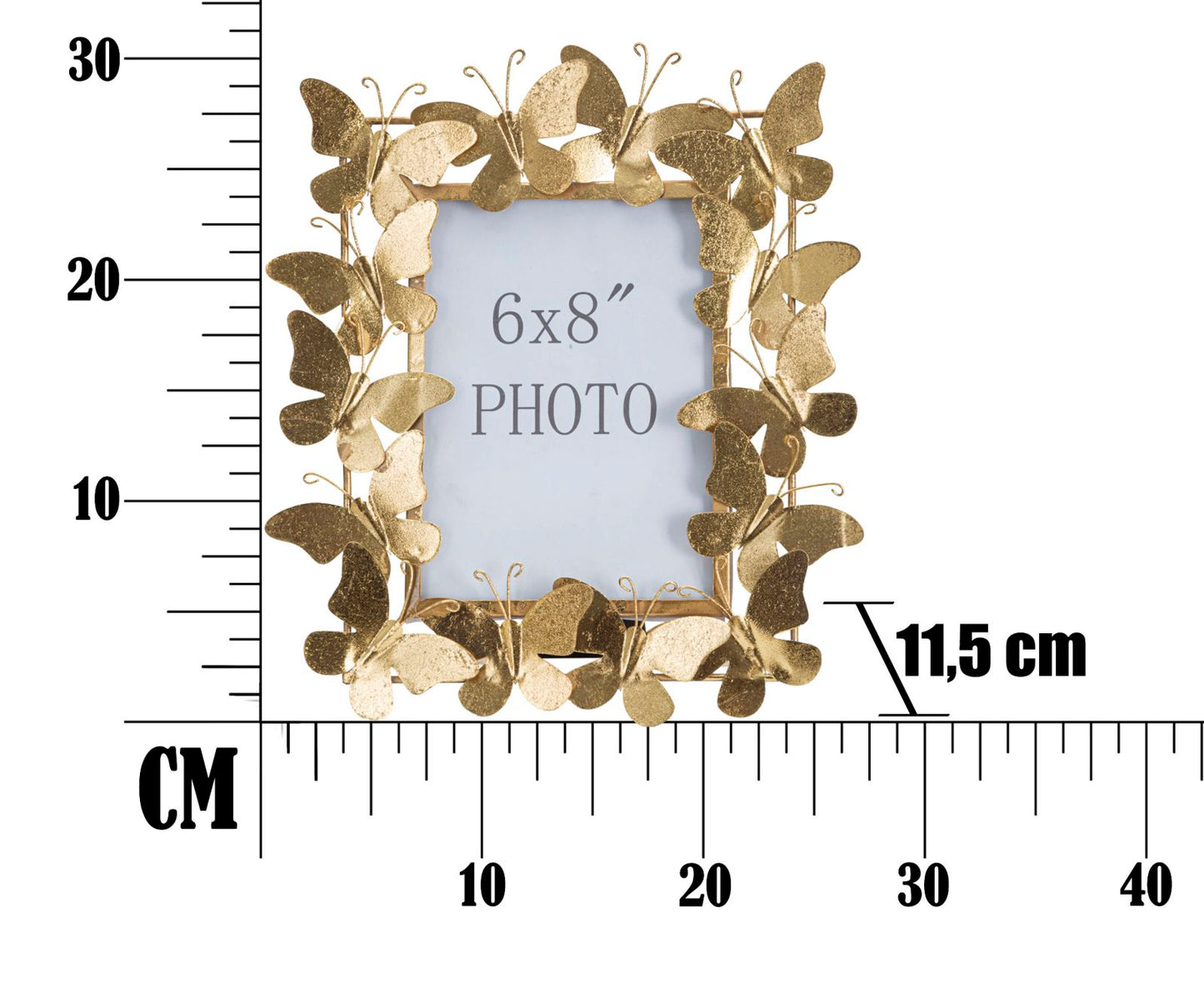 Fotolijst Butterfly Glam 28×11,5×30,5 cm