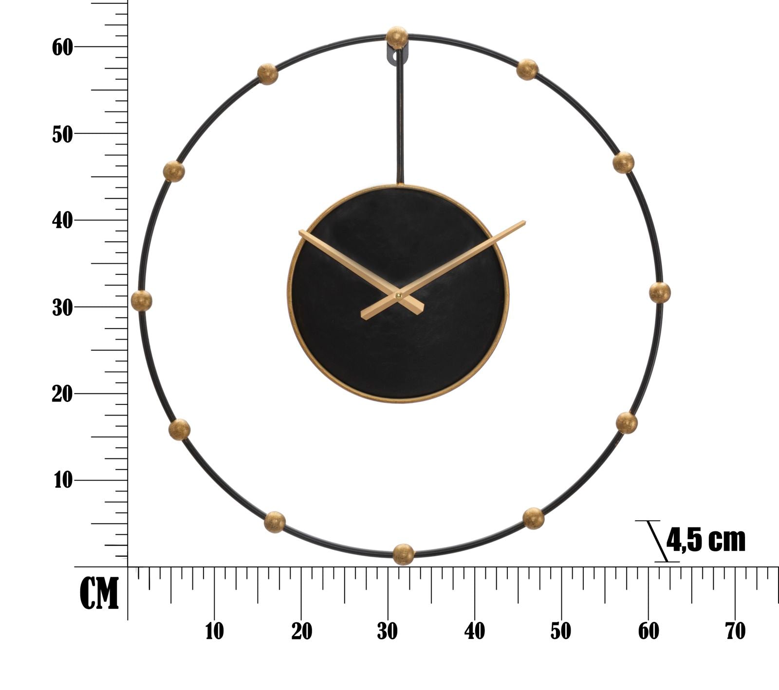 Wandklok Pearl Ø 61×4,5 cm