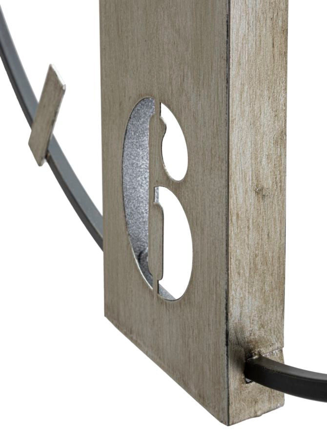 Wandklok Silvery 61×4,5×63 cm