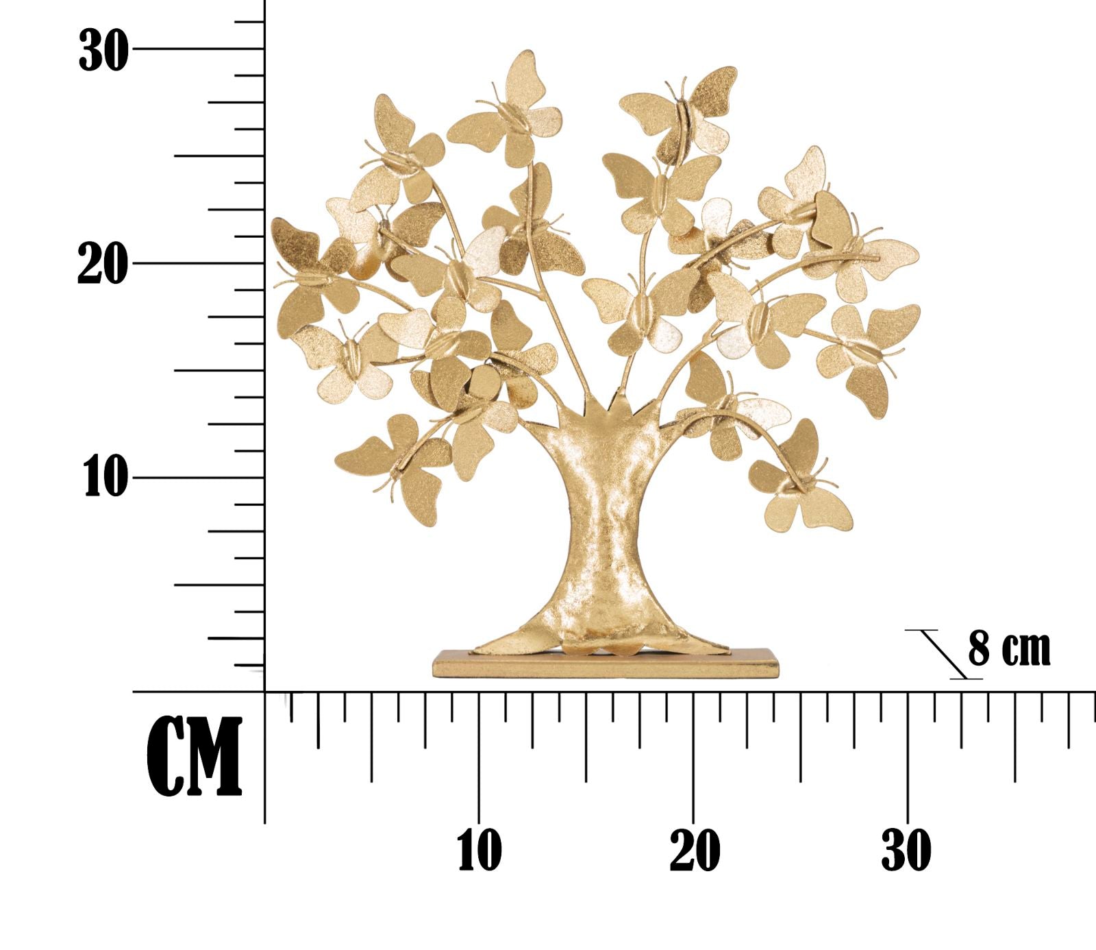 Sculptuur Tree Glam With Butterfly 31×8×30 cm