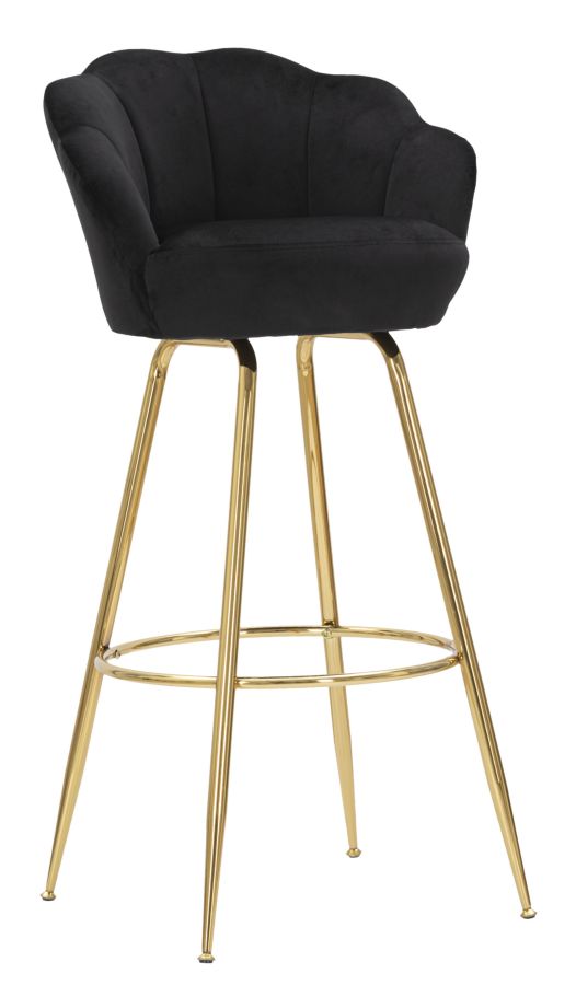 Barkruk Bar Vienna Nero 55×53×110 cm