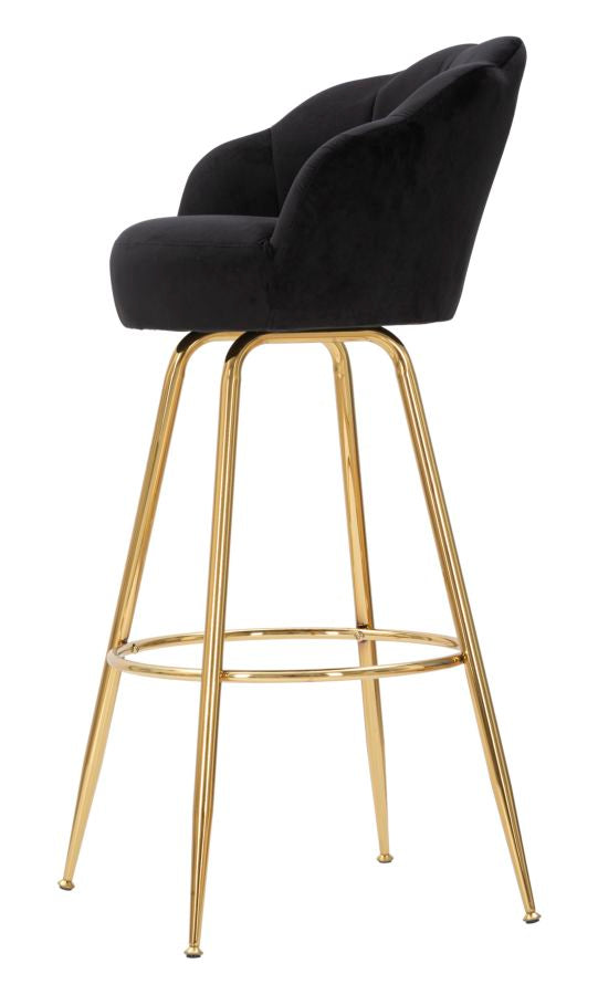 Barkruk Bar Vienna Nero 55×53×110 cm