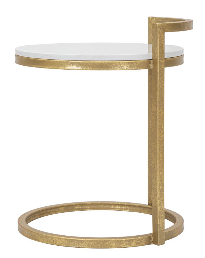 Bijzettafel Round Marble 40×43×50 cm