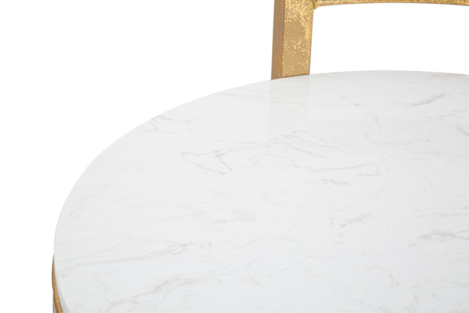 Bijzettafel Round Marble 40×43×50 cm
