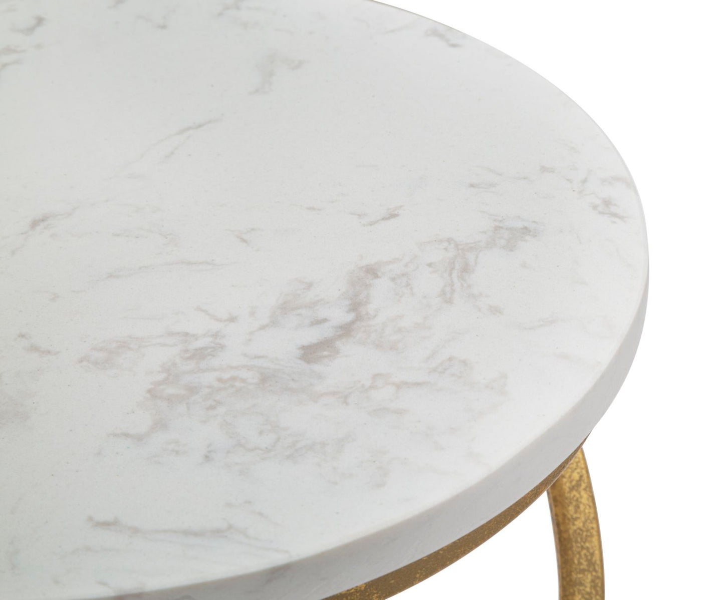 Bijzettafel Spiral Marble Ø 27,5×47,5 cm