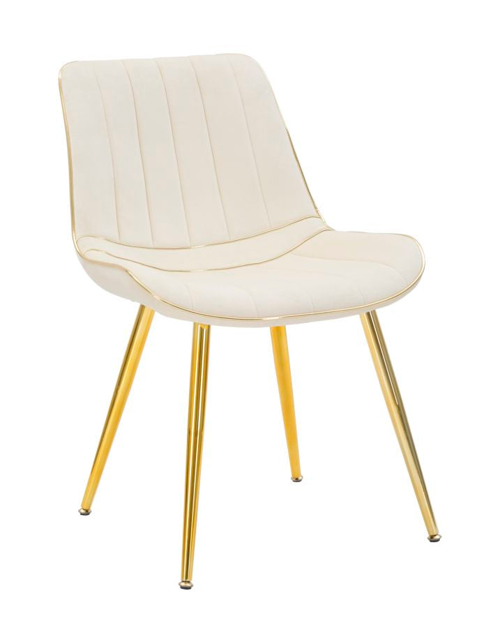 Stoel Paris Crema/gold Set 2 Pz 51×59×79 cm