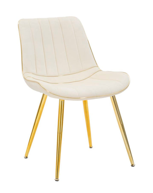 Stoel Paris Crema/gold Set 2 Pz 51×59×79 cm