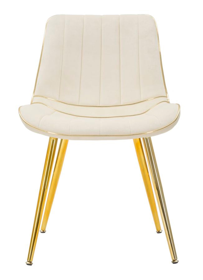 Stoel Paris Crema/gold Set 2 Pz 51×59×79 cm
