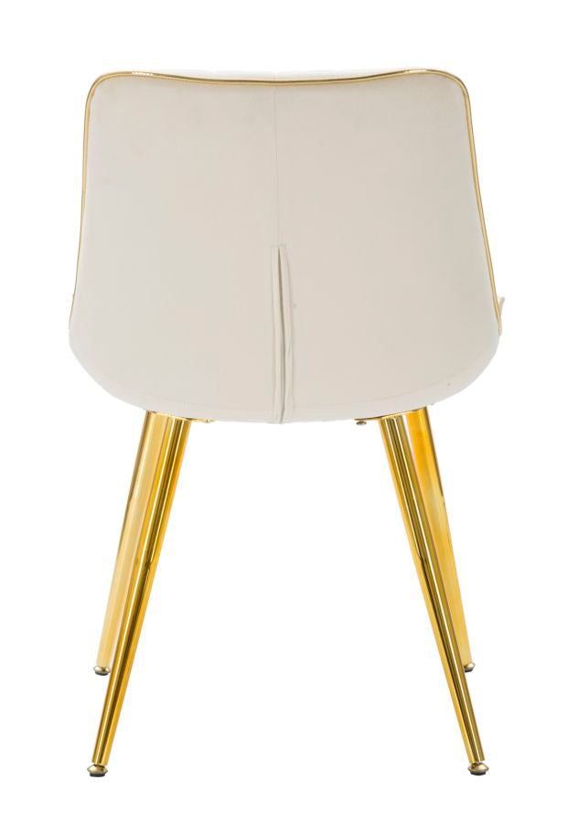 Stoel Paris Crema/gold Set 2 Pz 51×59×79 cm