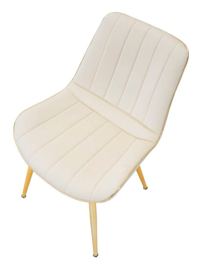 Stoel Paris Crema/gold Set 2 Pz 51×59×79 cm