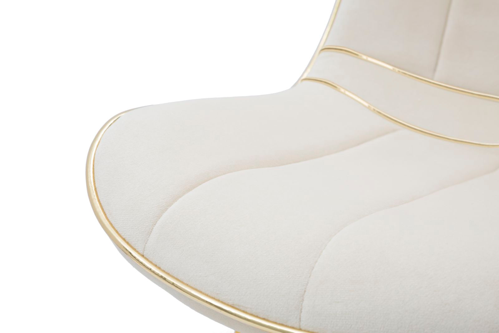 Stoel Paris Crema/gold Set 2 Pz 51×59×79 cm