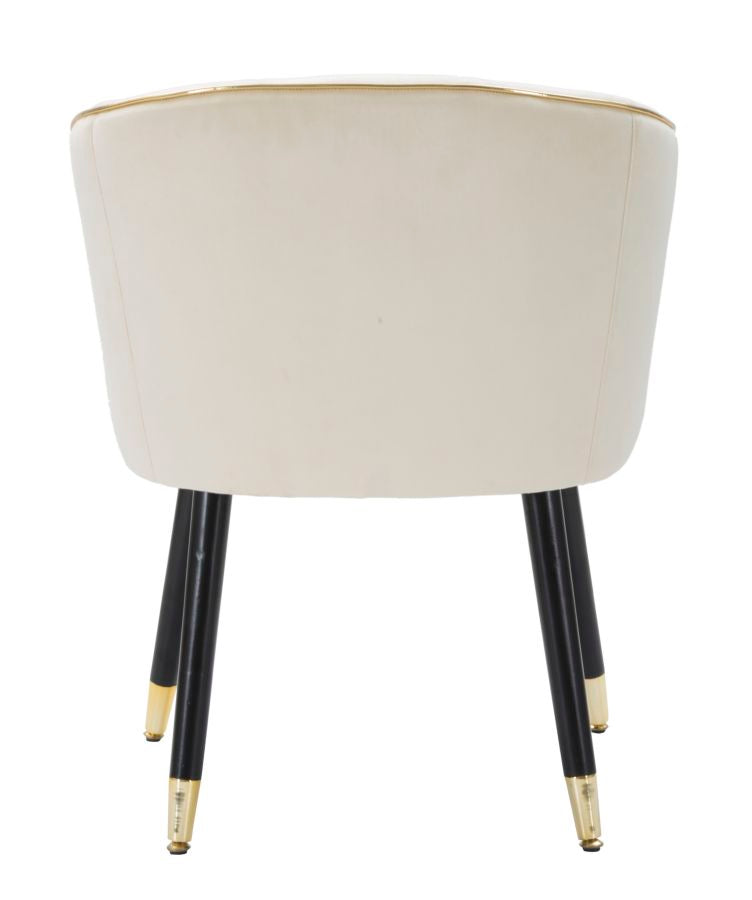 Fauteuil Paris Crema/gold 62×58×78 cm
