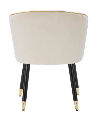 Fauteuil Paris Crema/gold 62×58×78 cm