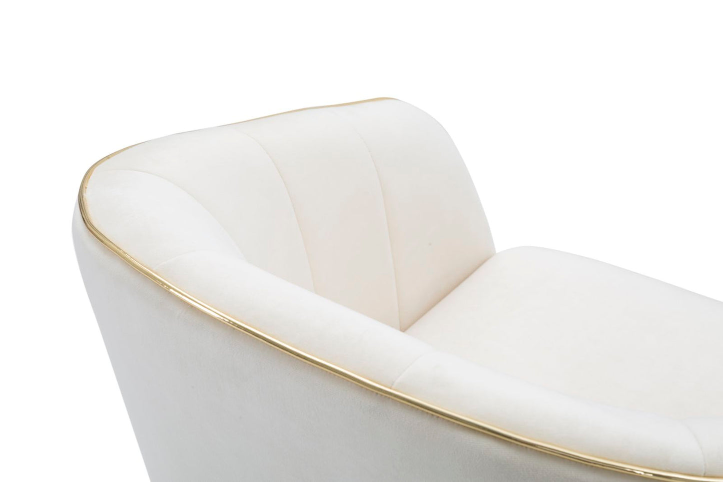 Fauteuil Paris Crema/gold 62×58×78 cm