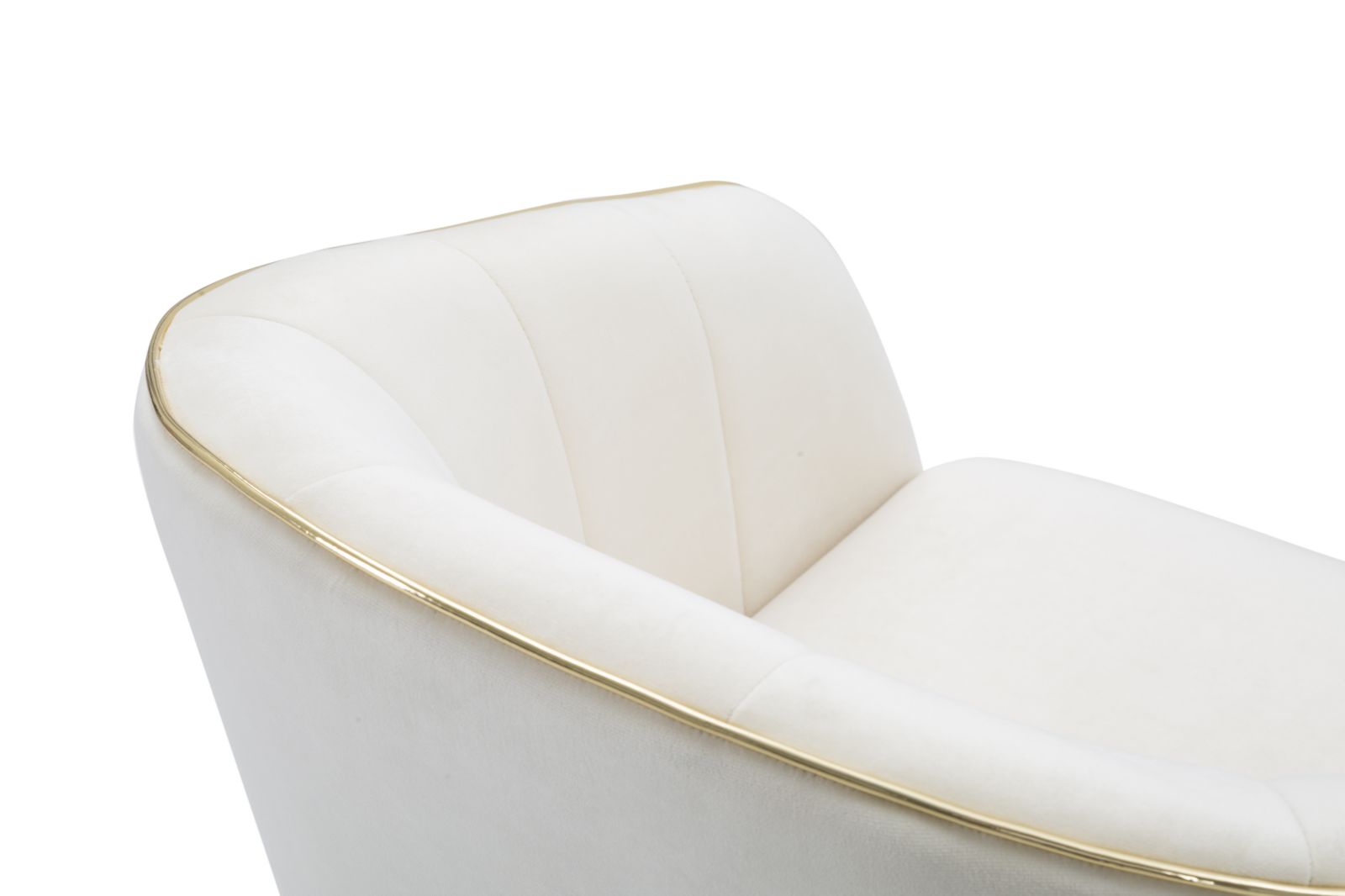 Fauteuil Paris Crema/gold 62×58×78 cm