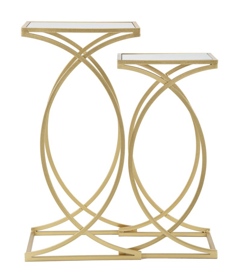 Bijzettafel Siomply 35x35x70-30x30x60