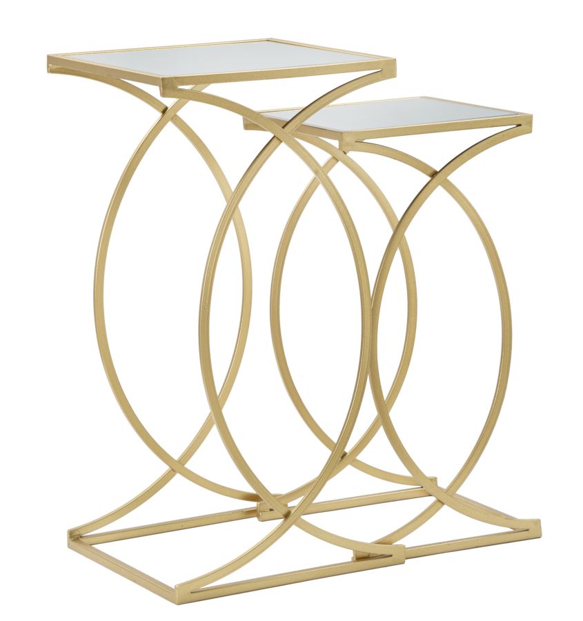 Bijzettafel Siomply 35x35x70-30x30x60