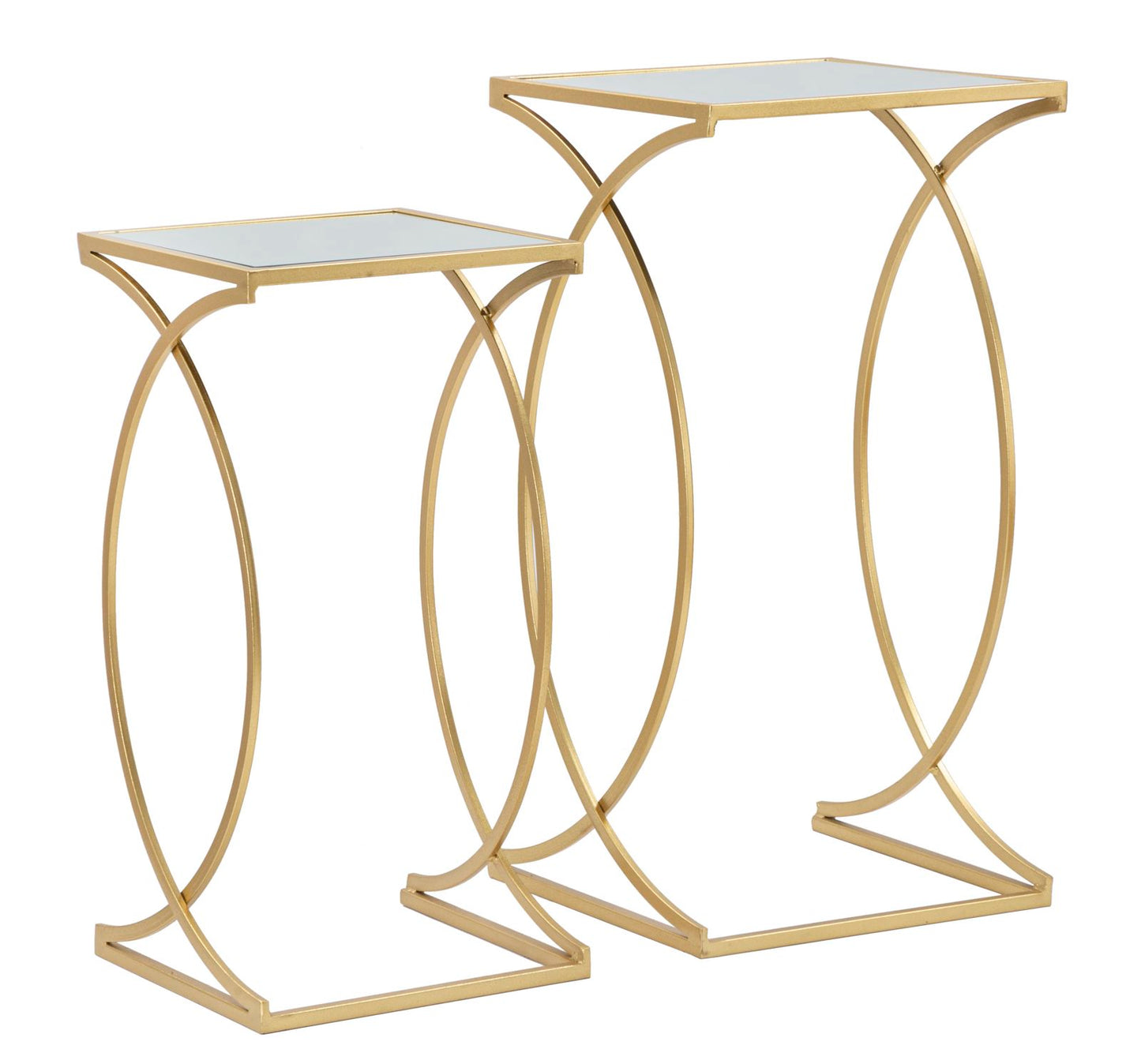 Bijzettafel Siomply 35x35x70-30x30x60