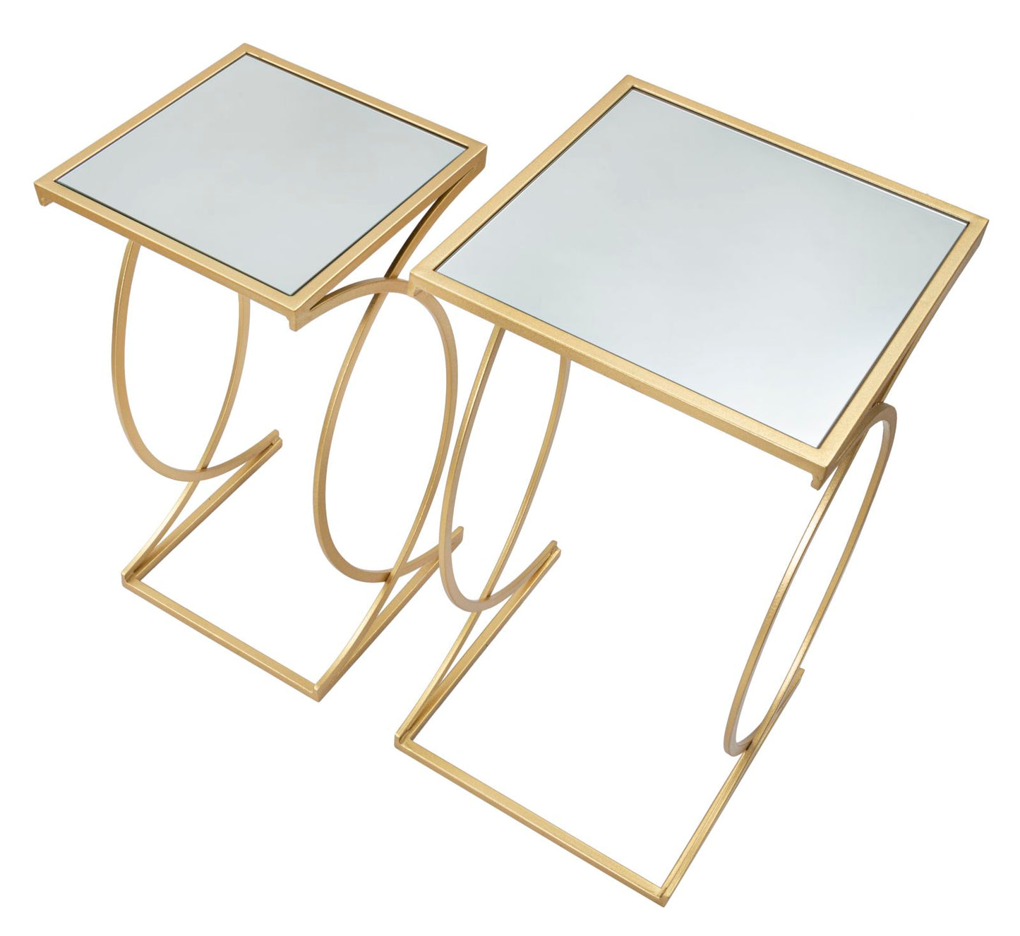 Bijzettafel Siomply 35x35x70-30x30x60