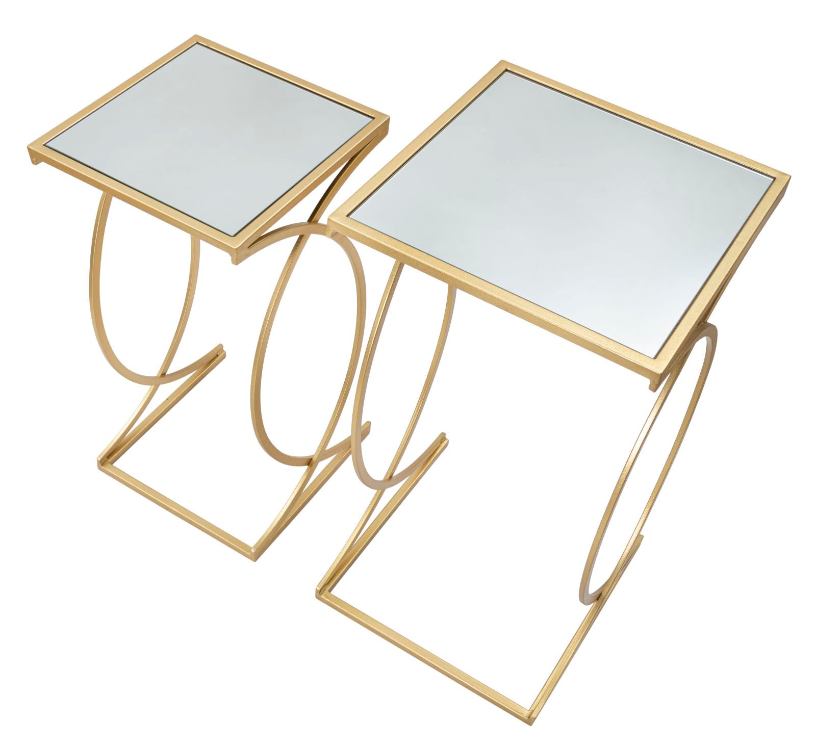 Bijzettafel Siomply 35x35x70-30x30x60