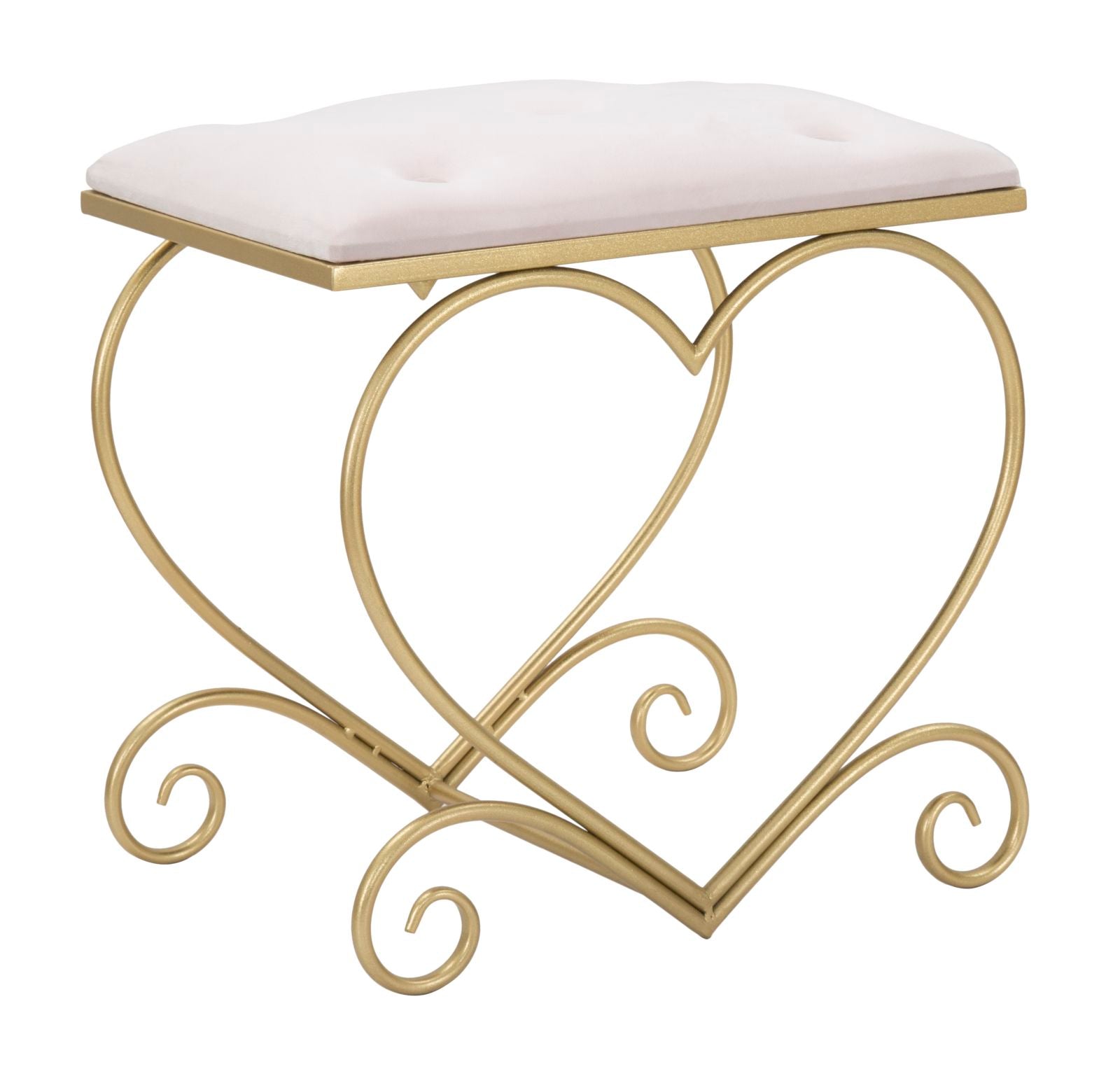 Kruk Heart Rosa 50×37,5×51,5 cm