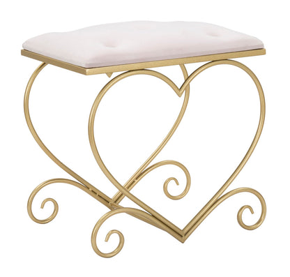 Kruk Heart Rosa 50×37,5×51,5 cm
