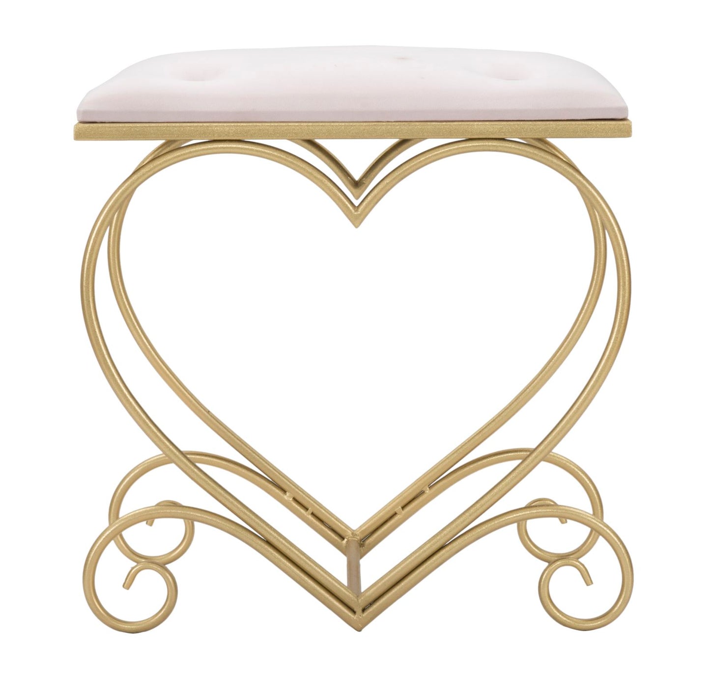 Kruk Heart Rosa 50×37,5×51,5 cm