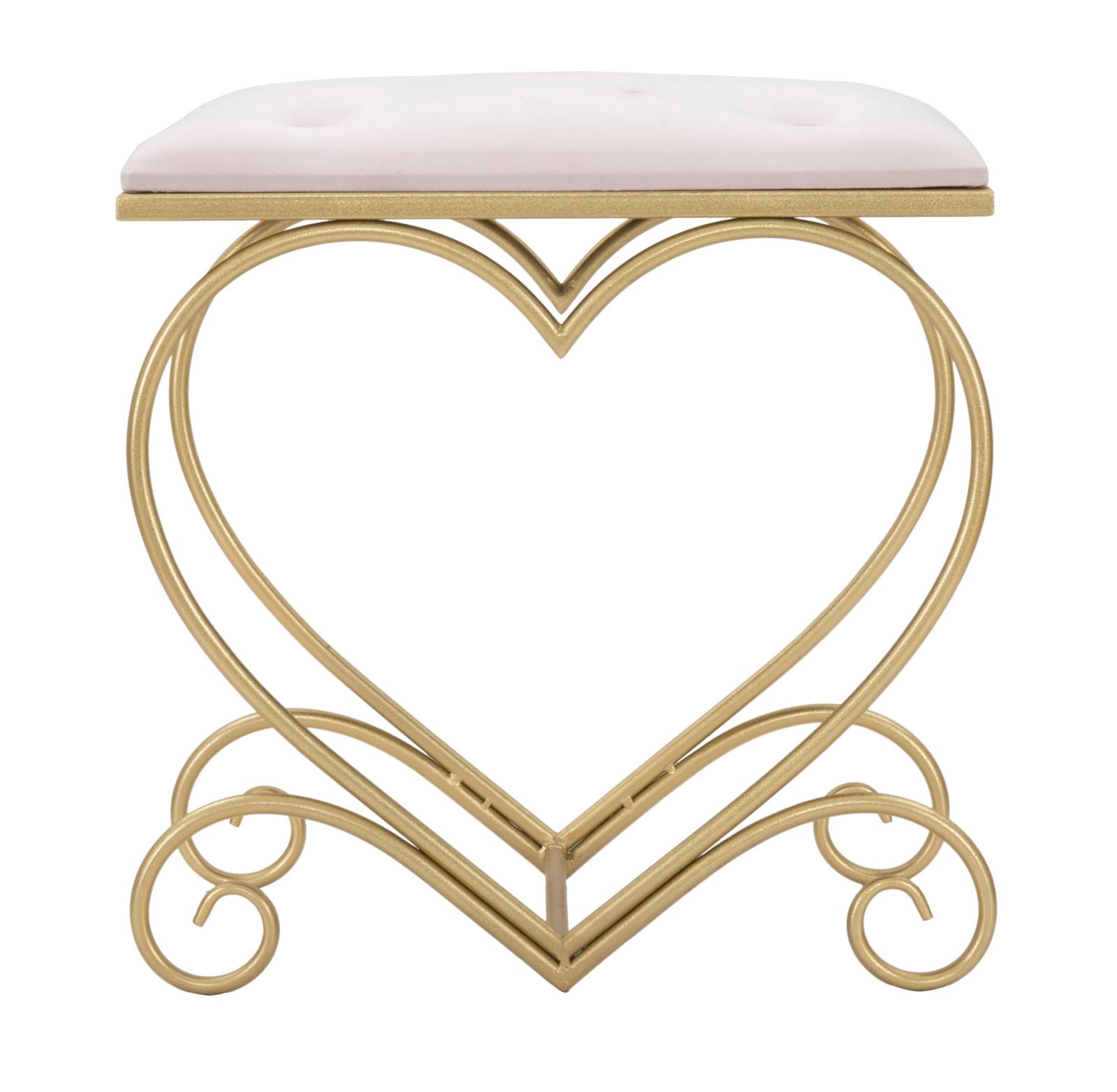 Kruk Heart Rosa 50×37,5×51,5 cm