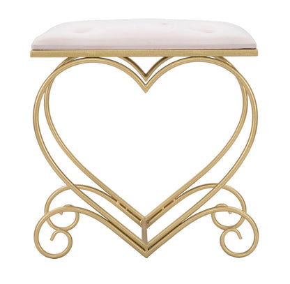 Kruk Heart Rosa 50×37,5×51,5 cm