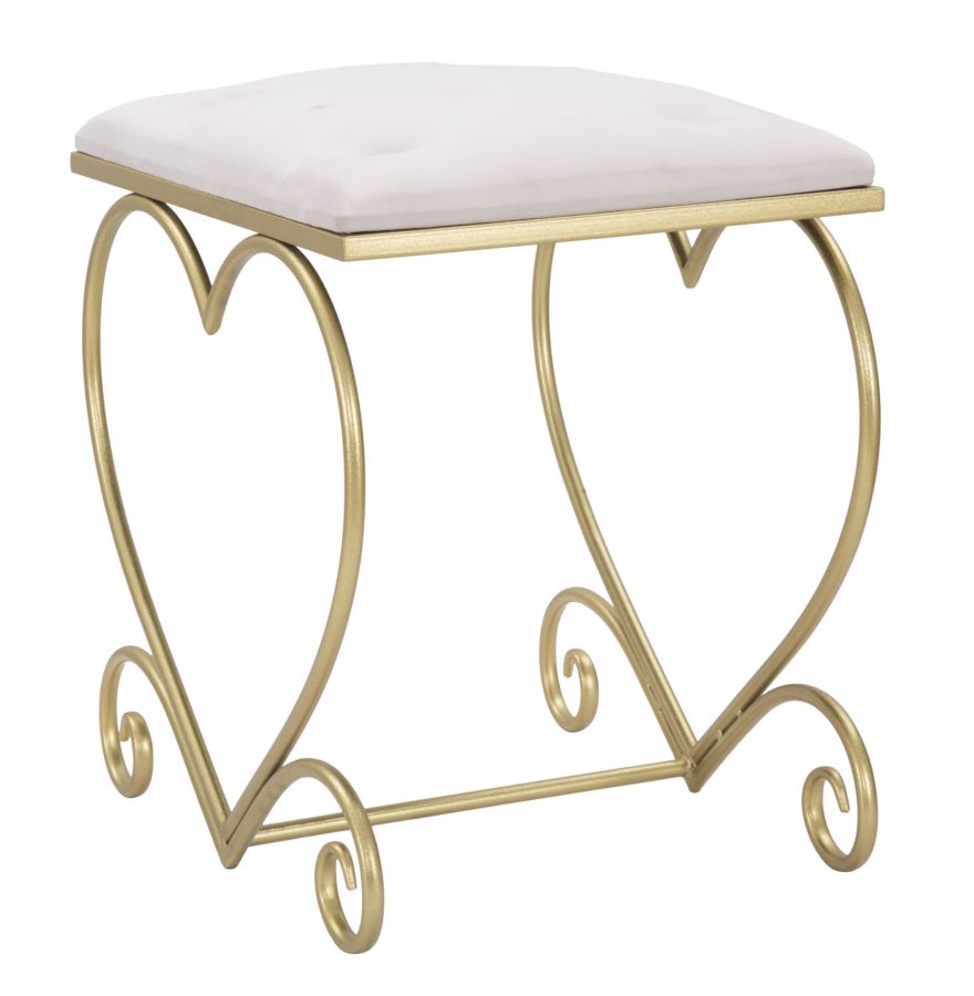 Kruk Heart Rosa 50×37,5×51,5 cm