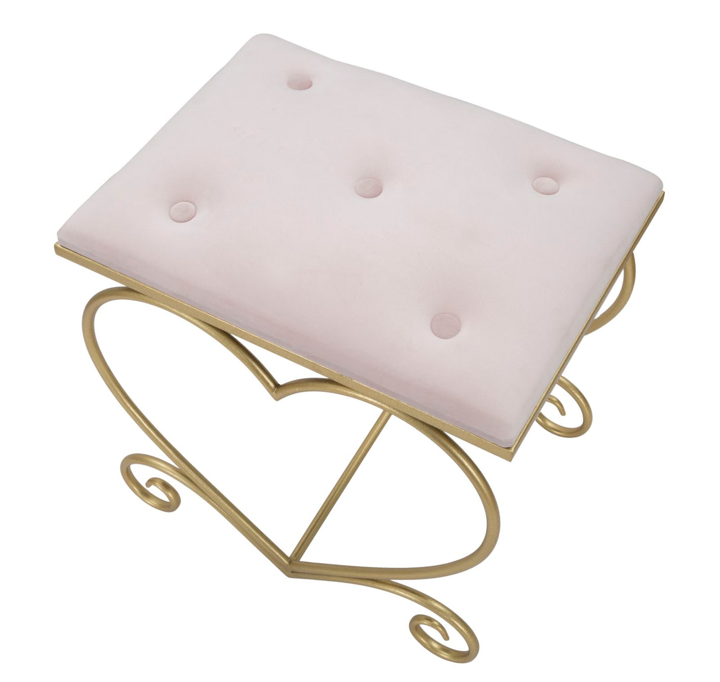 Kruk Heart Rosa 50×37,5×51,5 cm