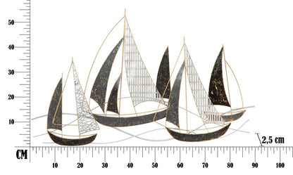 Wandpaneel Veliero 91×2,5×55,9 cm
