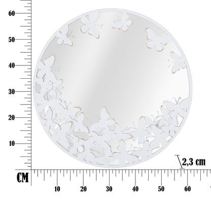 Spiegel White Butterfly 62,5×2,3 cm