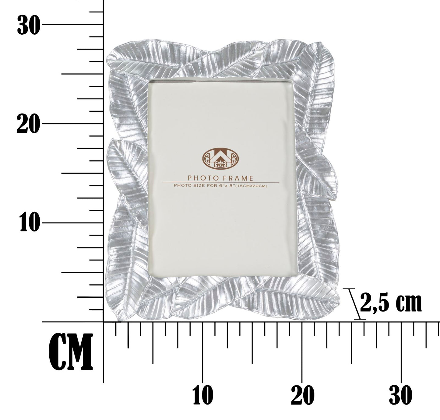 Fotolijst Lefy Silver 23×2,5×27,5 cm