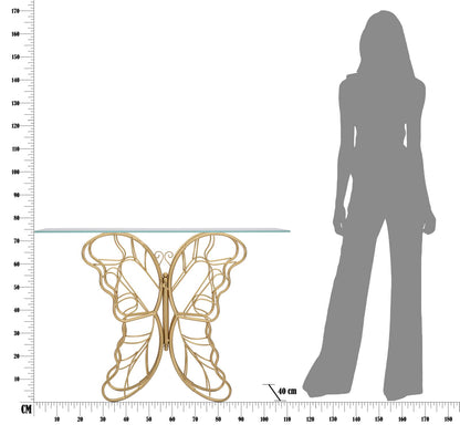 Consoletafel Butterfly 110×40×76 cm