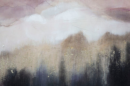Schilderij Pink Mountain 80×2,7×60 cm