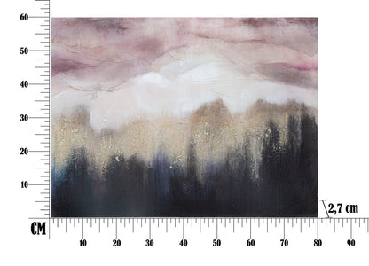 Schilderij Pink Mountain 80×2,7×60 cm