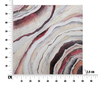 Schilderij Redy 80×2,8×80 cm