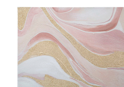 Schilderij Pinkly 80×2,8×80 cm