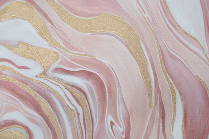 Schilderij Pinkly 80×2,8×80 cm